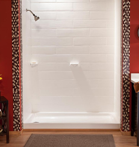 CULTURED MARBLE SHOWER SURROUNDS